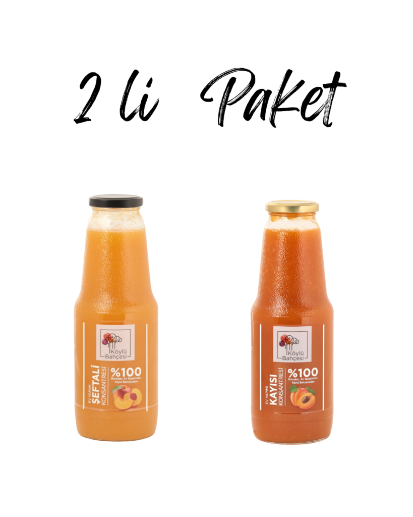 2 li Paket (Şeftali + Kayısı)