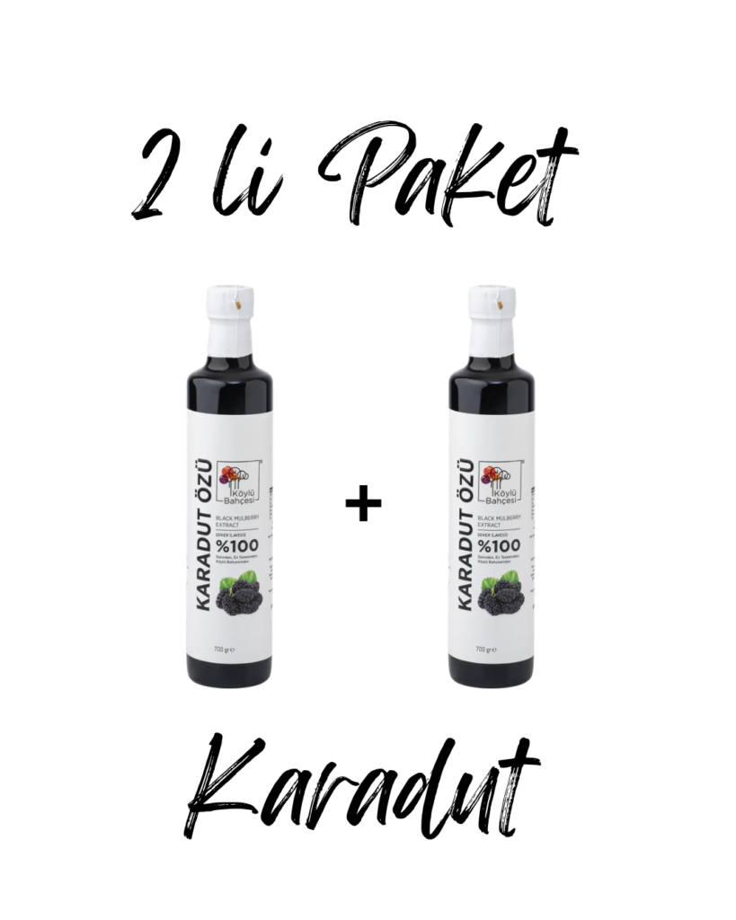 2 li Paket Karadut Özü Şeker İlavesiz