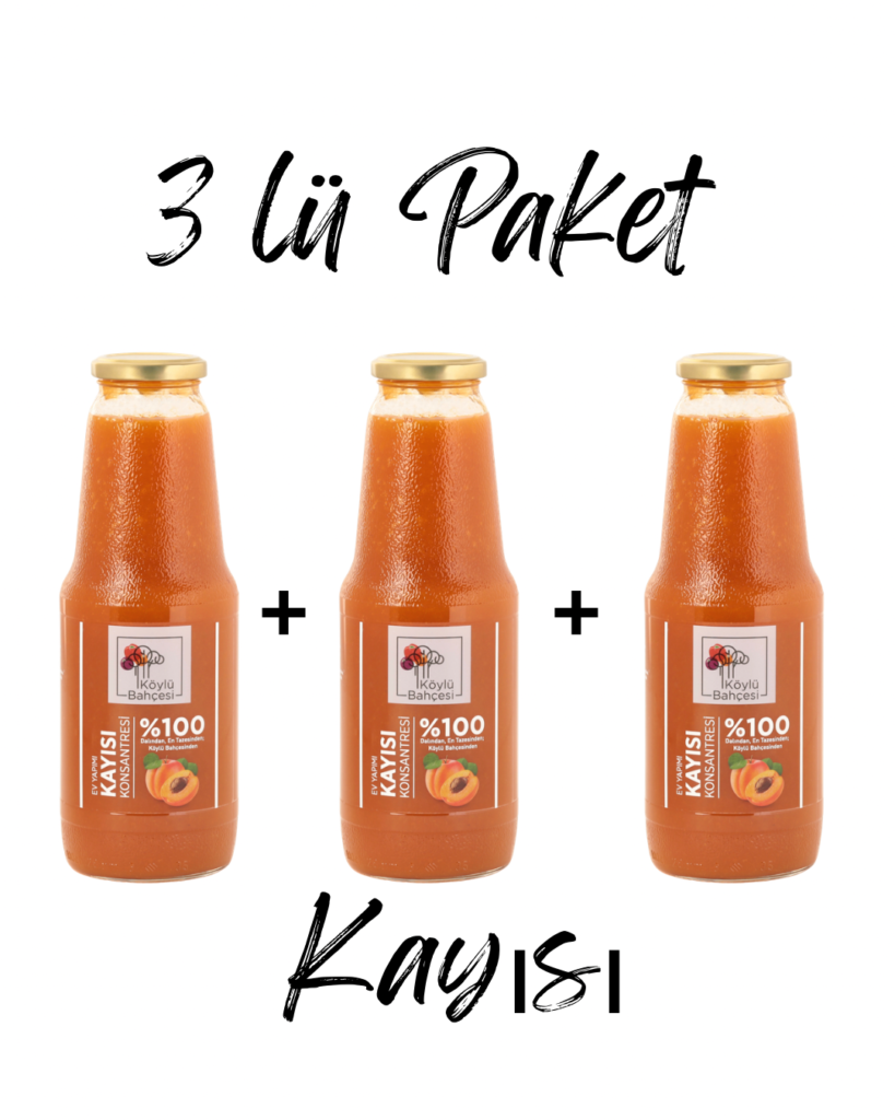 3 Lü Paket Kayısı Konsantresi