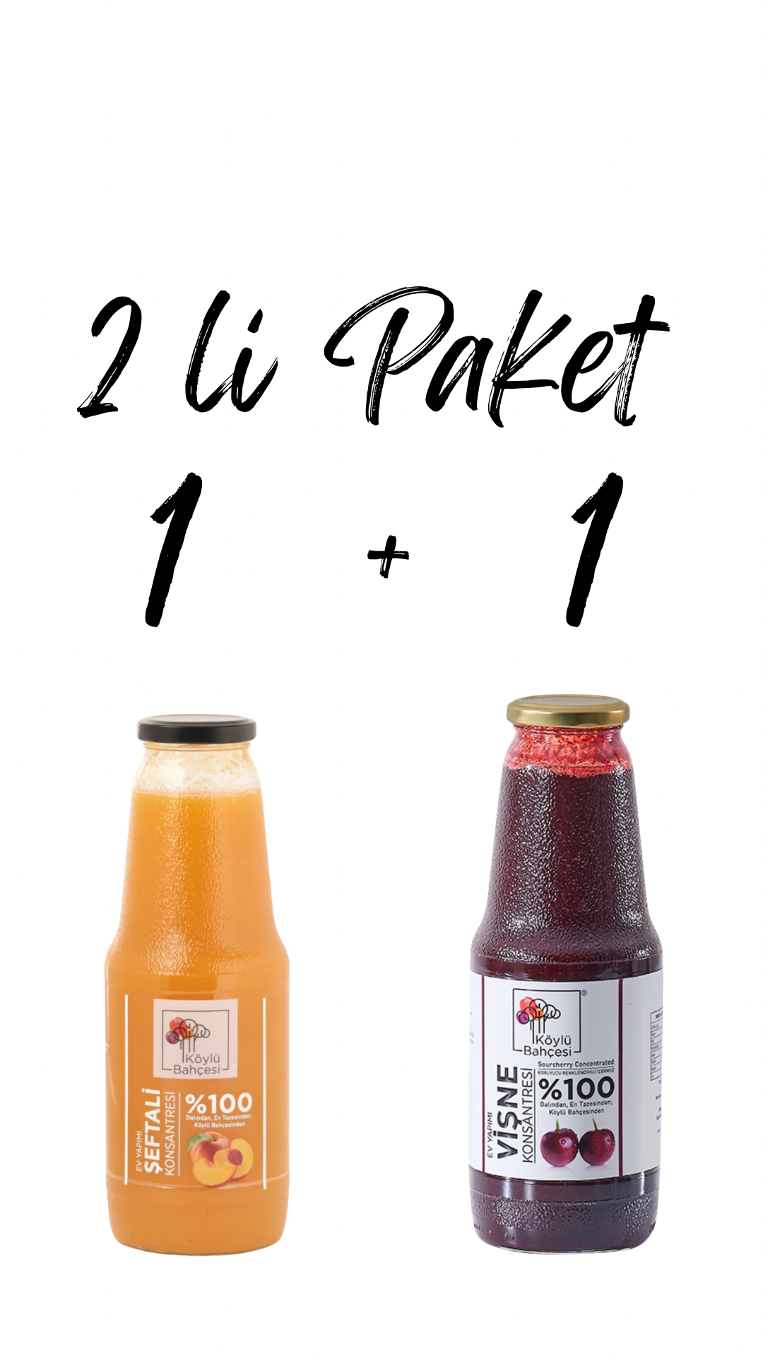 İkili Paket Vişne + Şeftali - Görsel 2