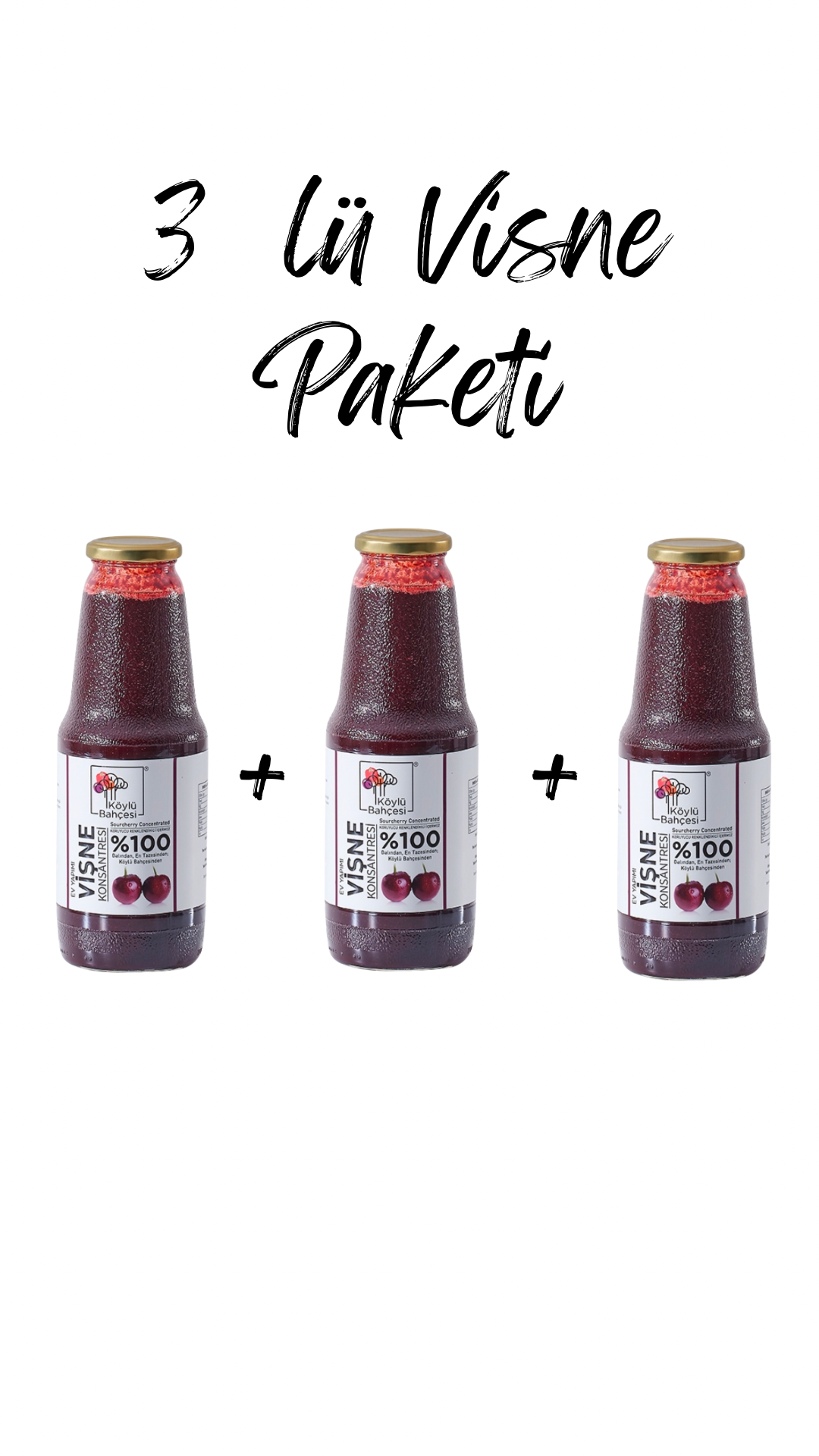 3 lü Paket Vişne Konsantresi - Görsel 2