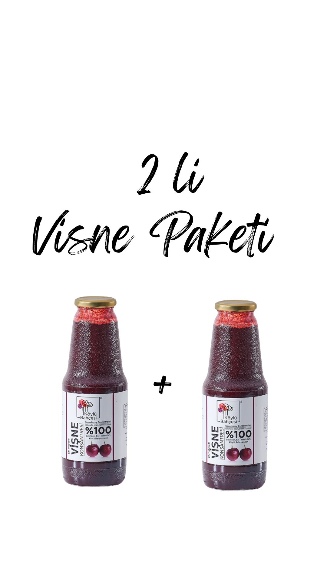 2 li Paket Vişne Konsantresi